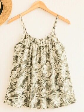 H&M Floral Tropical Cami Top